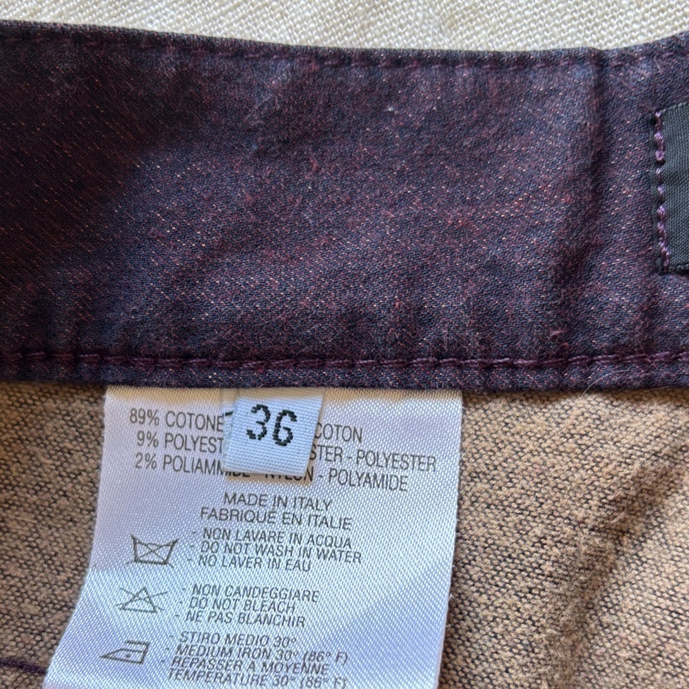 Vintage Versace Men's Dark Purple Pants - Picture 3 of 6
